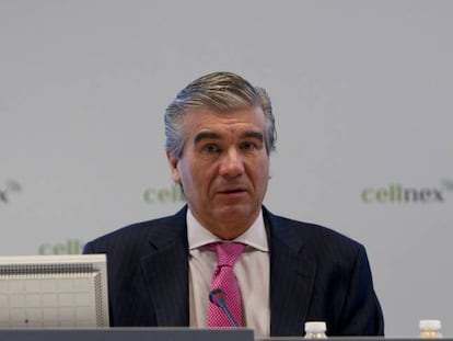 El presidente de la compañía de telecomunicaciones Cellnex Telecom, Francisco Reynés.