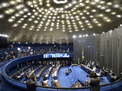 Vista geral do Senado brasileiro.