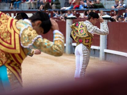 Paseíllo en la plaza de Las Ventas.