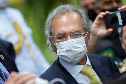 Ministro da Economia, Paulo Guedes, no dia 7 de maio em Brasília.