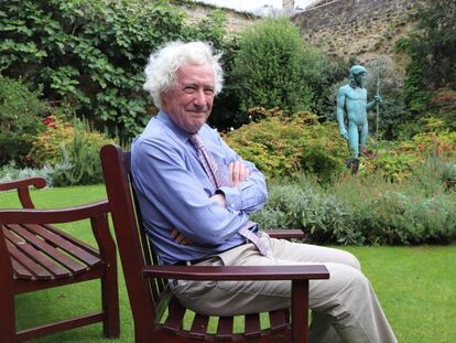 Sumption, en el All Souls College de Oxford, durante la entrevista el 28 de septiembre.