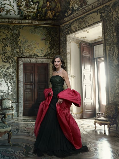 El retrato de la reina Letizia realizado por la fotógrafa estadounidense Annie Leibovitz.