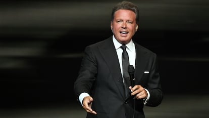 Luis Miguel, en un concierto en Las Vegas en 2019.