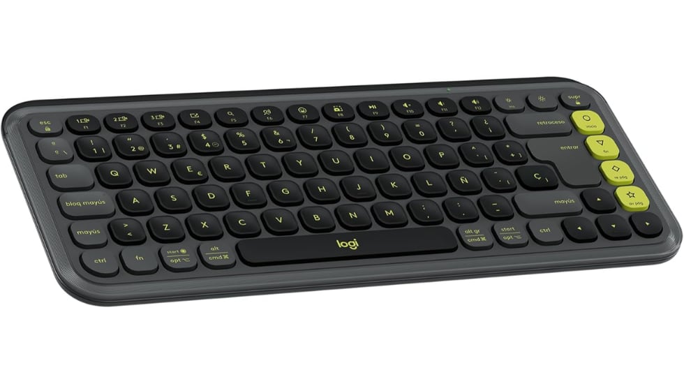 Teclado retro Logitech.