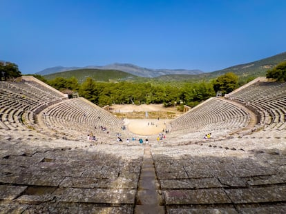 Teatro de Epidauro en Grecia