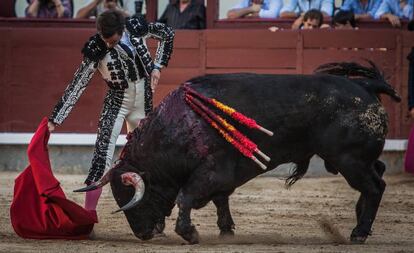 Juan Ortega, en Las Ventas, el 15 de agosto del pasado año.