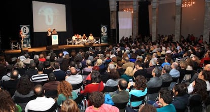 Asamblea de Ganemos Madrid en el C&iacute;rculo de Bellas Artes. 