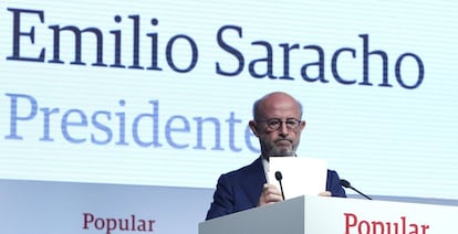 Emilio Saracho, presidente del Banco Popular