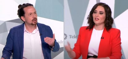 Pablo Iglesias se enfrenta a Díaz Ayuso por las muertes que ha dejado la pandemia en Madrid.