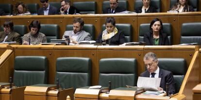 Iñigo Urkullu, en el Parlamento vasco.