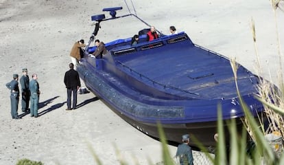 Planeadora utilizada para el transporte de la cocaína