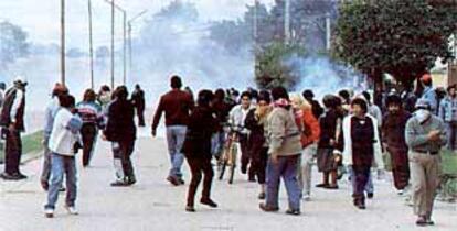 Batalla campal en la provincia de Salta, en el norte de Argentina.