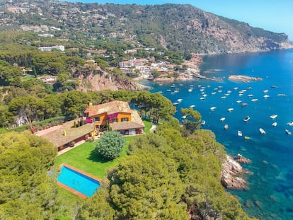 Una vivienda en Begur, en el litoral de la Costa Brava.