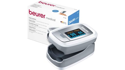 View of the pulse oximeter on sale on Amazon.