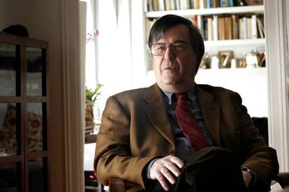 Luis Izquierdo, poeta y profesor de literatura, en febrero de 2006. 