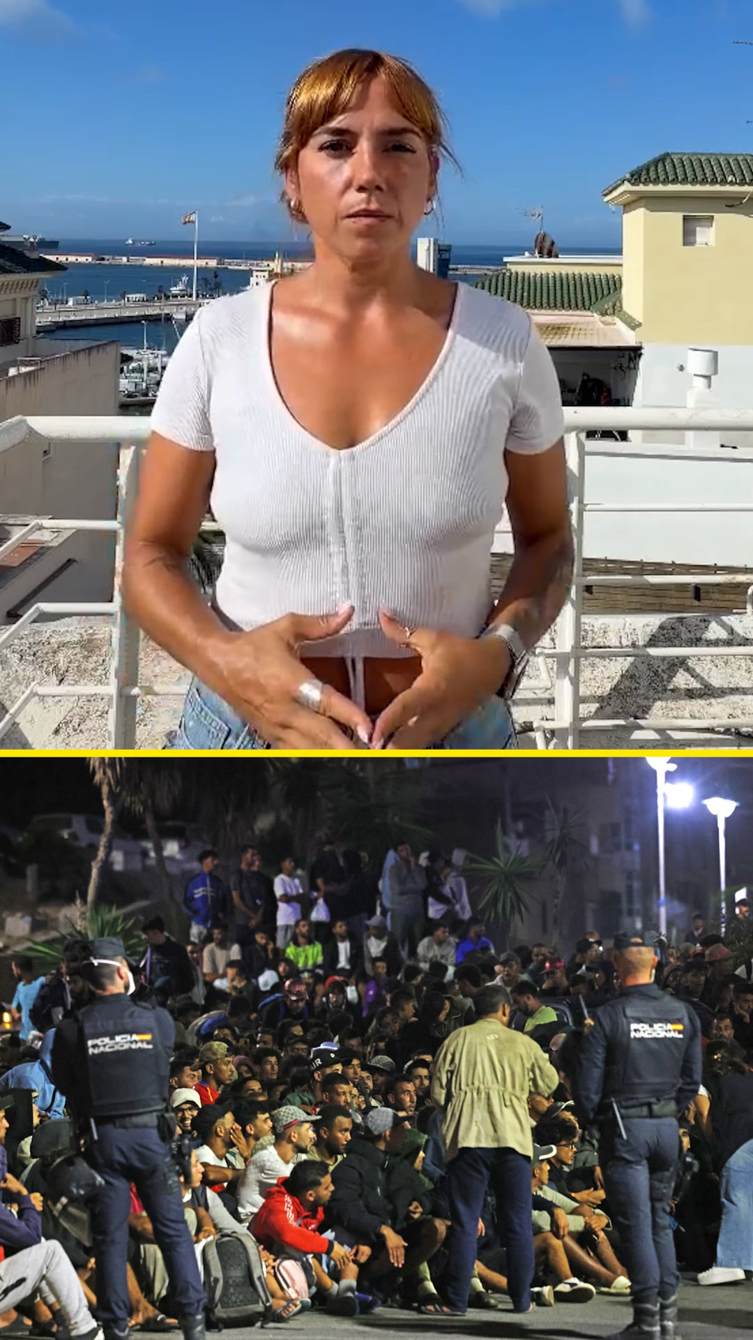 Los campamentos del puerto de Ceuta cuelgan el cartel de completo: “Miles de migrantes han tenido que volver a dormir al raso”