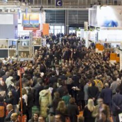 Vista general de uno de los pabellones de Fitur en su edición de 2011