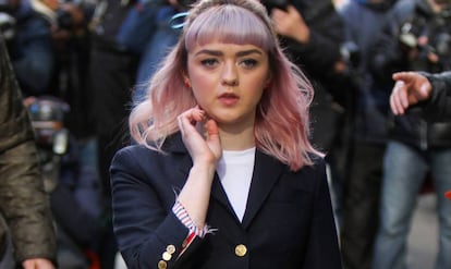 Maisie Williams, en Nueva York, el pasado martes.