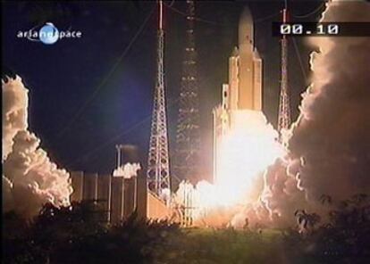 El cohete europeo ha despegado esta madrugada desde la Guayana francesa.