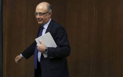 El ministro de Hacienda, Cristóbal Montoro