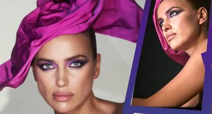 Irina Shayk como imagen de Marc Jacobs Beauty.