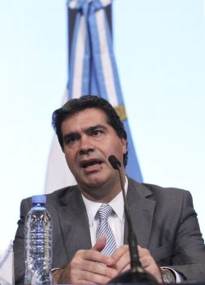 El jefe de Gabinete argentino, Jorge Capitanich.