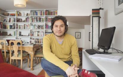 Jeremías Gamboa, en su casa del distrito limeño de Miraflores.