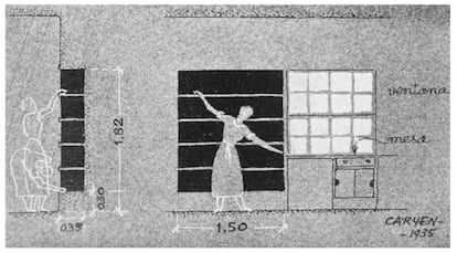 Vivienda de Renta Limitada de un Plan Nacional de Vivienda, en 1954.