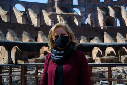 La arqueóloga italiana Alfonsina Russo, directora del Parque Arqueológico del Coliseo desde 2017.