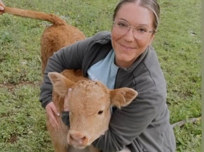 Alicia Moya, agricultora de la provincia de Jaén. / FOTO CEDIDA