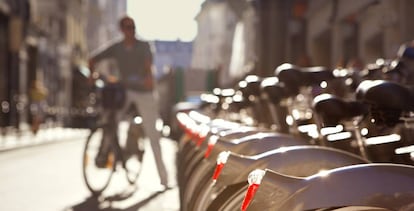 Bicicletas listas para su uso urbano.