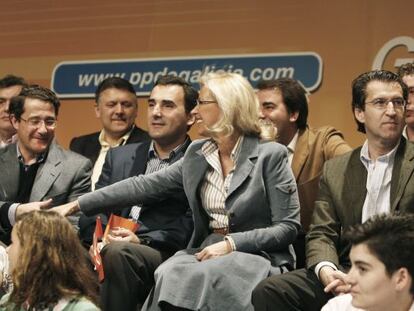 Acto de presentaci&oacute;n de los candidatos a alcalde del PP en el a&ntilde;o 2007, celebrado en el Pazo de Congresos de Santiago.