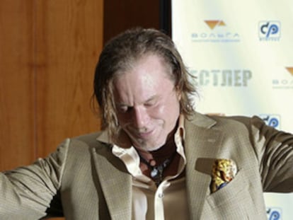 Mickey Rourke: "No me importa el Oscar, sino mi perro"