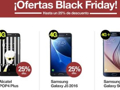 Amena adelanta el Black Friday con descuentos de entre el 10% y el 25%