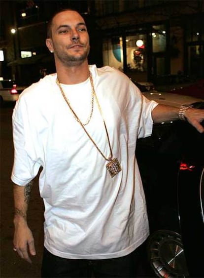 Kevin Federline, a su salida de una actuación en la Casa del Blues en Chicago en noviembre de 2006.