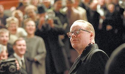 El actor Philip Seymour Hoffman en un fotograma de 'Truman Capote'.