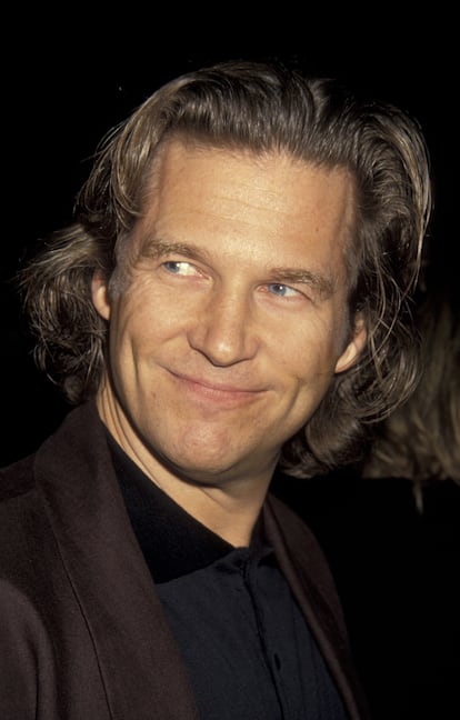 Jeff Bridges en el estreno de 'Secuestrada' en 1993.