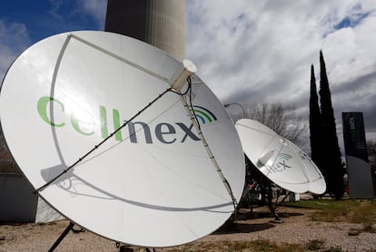 Antenas de telecomunicaciones de Cellnex.
