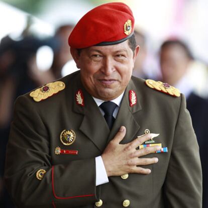 Chávez, en uno de los actos de la reciente conmemoración de la independencia de Venezuela.
Arturo Cubillas Fontán.