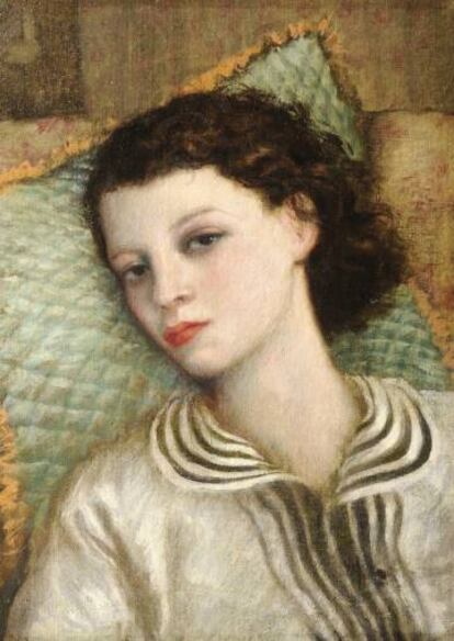 Un retrato de Lady Caroline Paget (1937), de la que estuvo enamorado en una trama digna de una novela de E. M. Forster. 