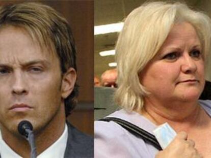 De izquierda a derecha, Brikhead (que dice ser el padre del bebé de Anna Nichole), Virgie Arthur (madre de la ex modelo) y Stern (ex marido y quien también reclama la paternidad.