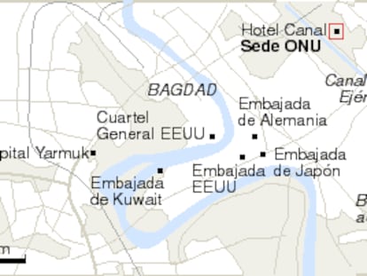 Sede de la ONU en Bagdad