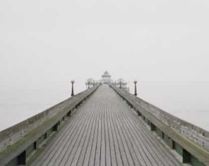 Embarcadero de Clevedon, cerca de la ciudad de Bristol.