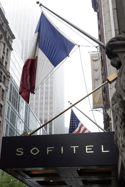 Exterior del Sofitel de Nueva York, donde una camarera denunció la agresión de Strauss-Khan.