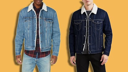 Artculo de EL PA?S Escaparate que describe la chaqueta vaquera Levi's Type 3 Sherpa Trucker para hombre