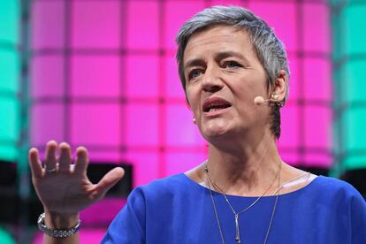 La comisaria europea de Competencia, Margrethe Vestager. EFE/ Antonio Cotrim