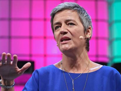 La comisaria europea de Competencia, Margrethe Vestager. EFE/ Antonio Cotrim