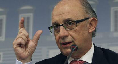 El ministro de Hacienda y Administraciones Públicas, Cristóbal Montoro.