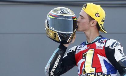 Danny Kent, nuevo campe&oacute;n de Moto3. 