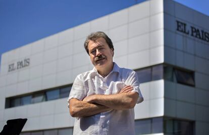 Manuel González, maquetador y expresidente del Comité de empresa de EL PAÍS.